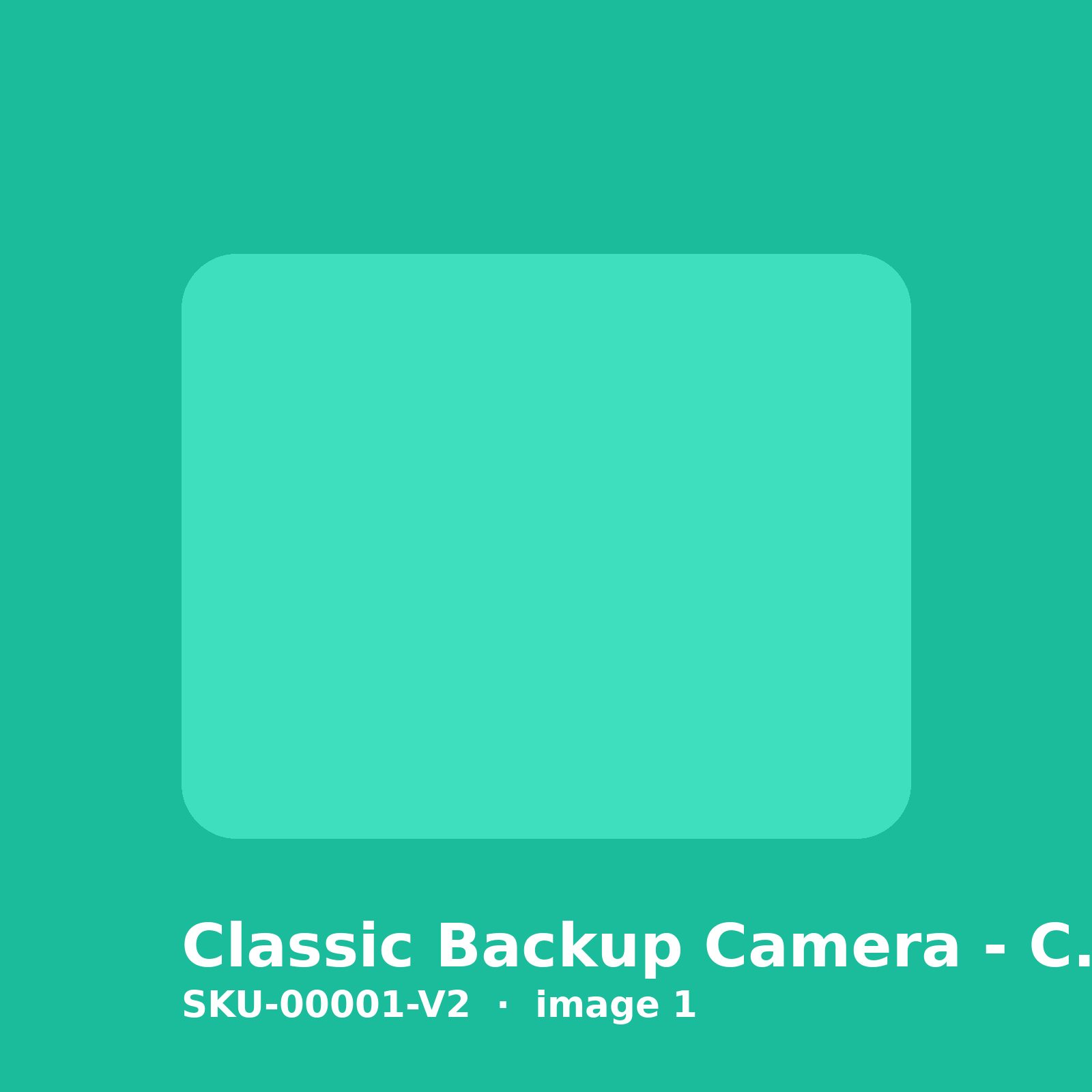 SKU-00001-1.jpg Classic Backup Camera