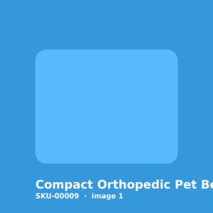 Compact Orthopedic Pet Bed