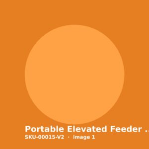 Portable Elevated Feeder