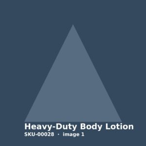 Heavy-Duty Body Lotion