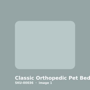 Classic Orthopedic Pet Bed