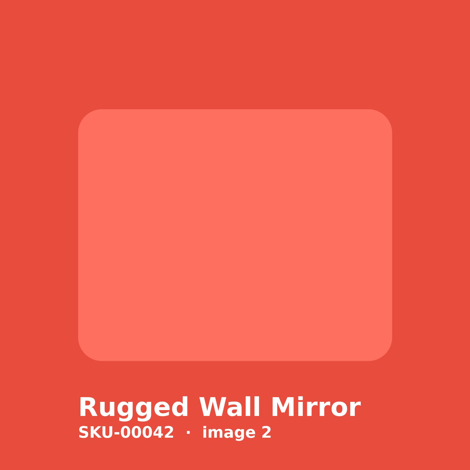 SKU-00042-2.jpg Rugged Wall Mirror - Image 2