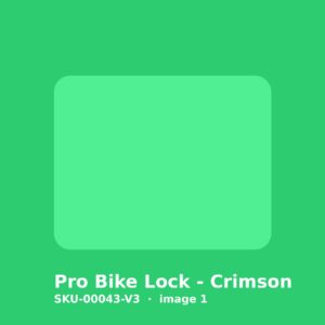 Pro Bike Lock