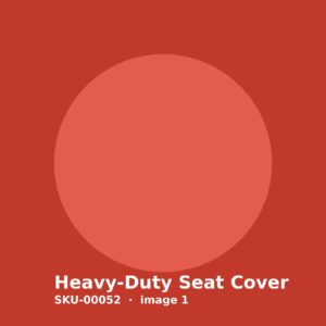 Heavy-Duty Seat Cover