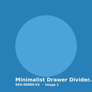 Minimalist Drawer Dividers