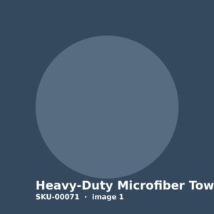 Heavy-Duty Microfiber Towel Set