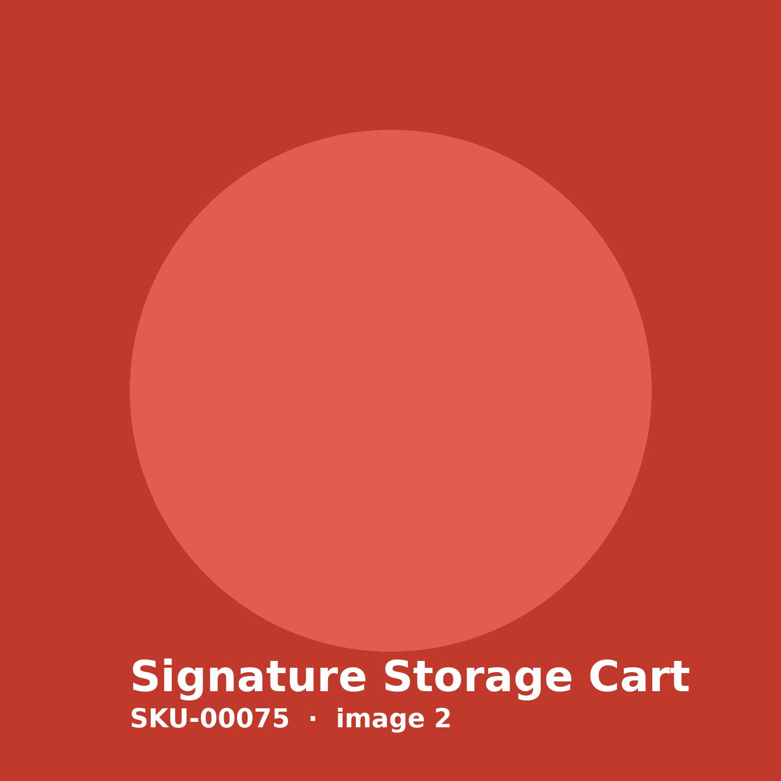 SKU-00075-2.jpg Signature Storage Cart - Image 2