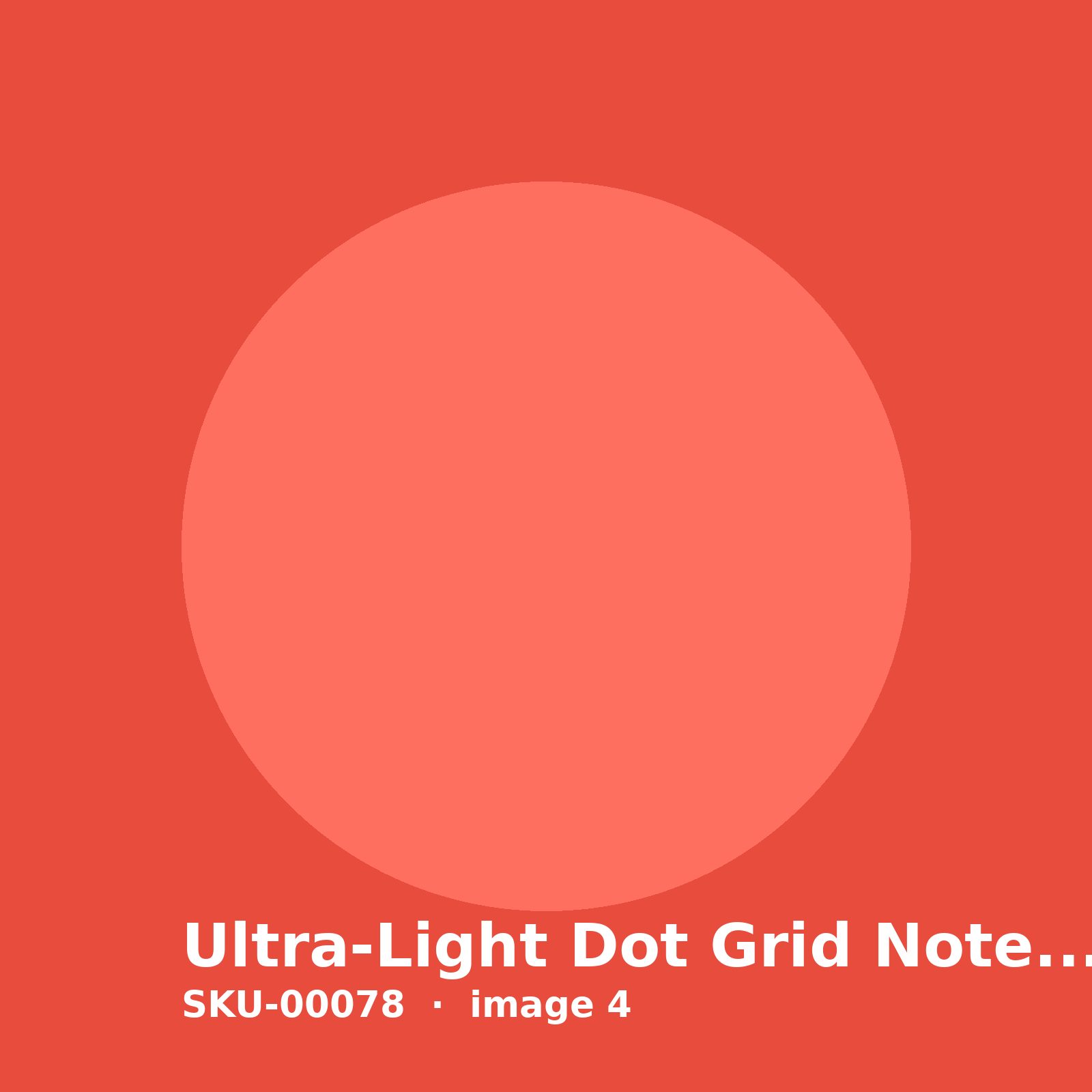 SKU-00078-4.jpg Ultra-Light Dot Grid Notebook - Image 4